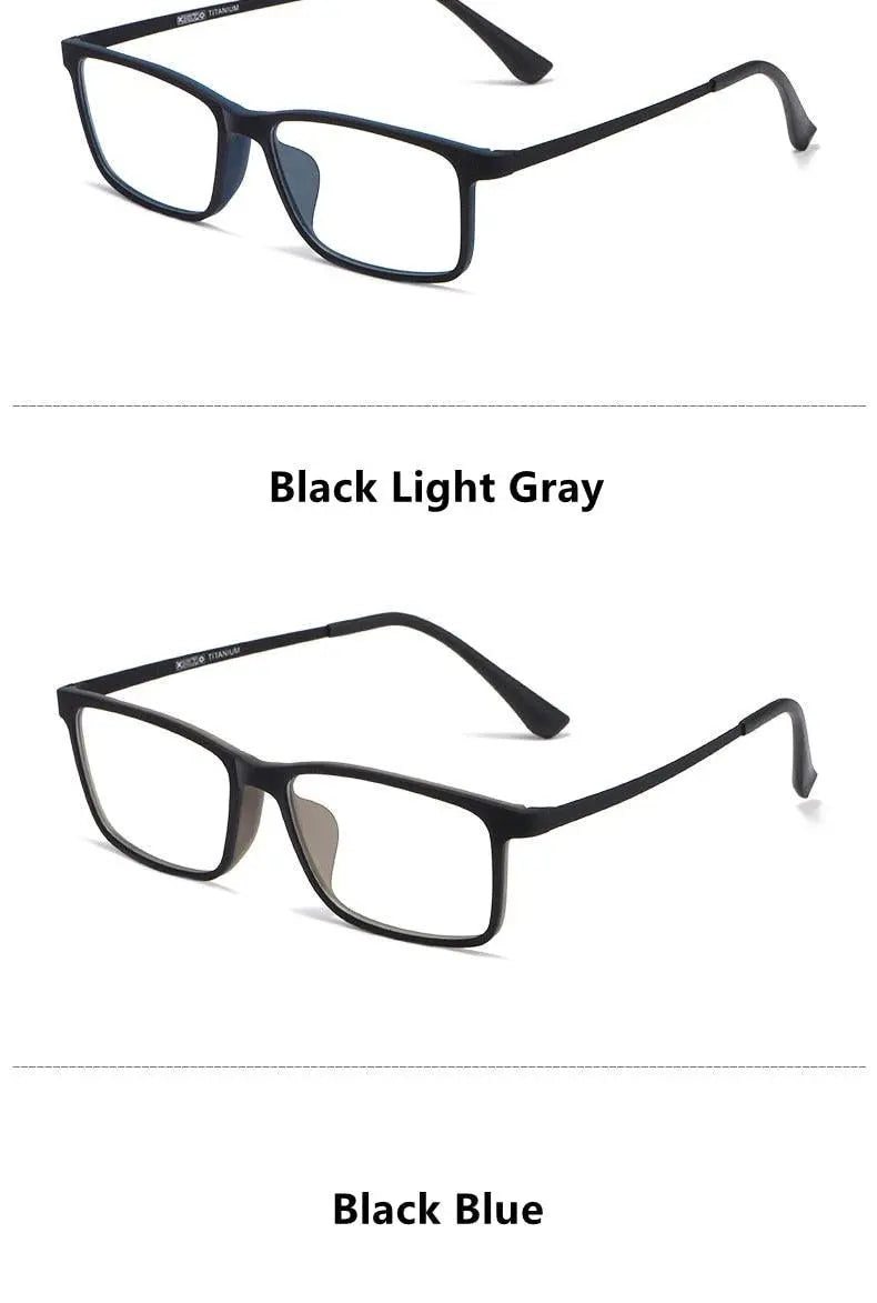Men's Full Rim Titanium Prescription Glasses HR8085 — view 14 | Rx Spectacle