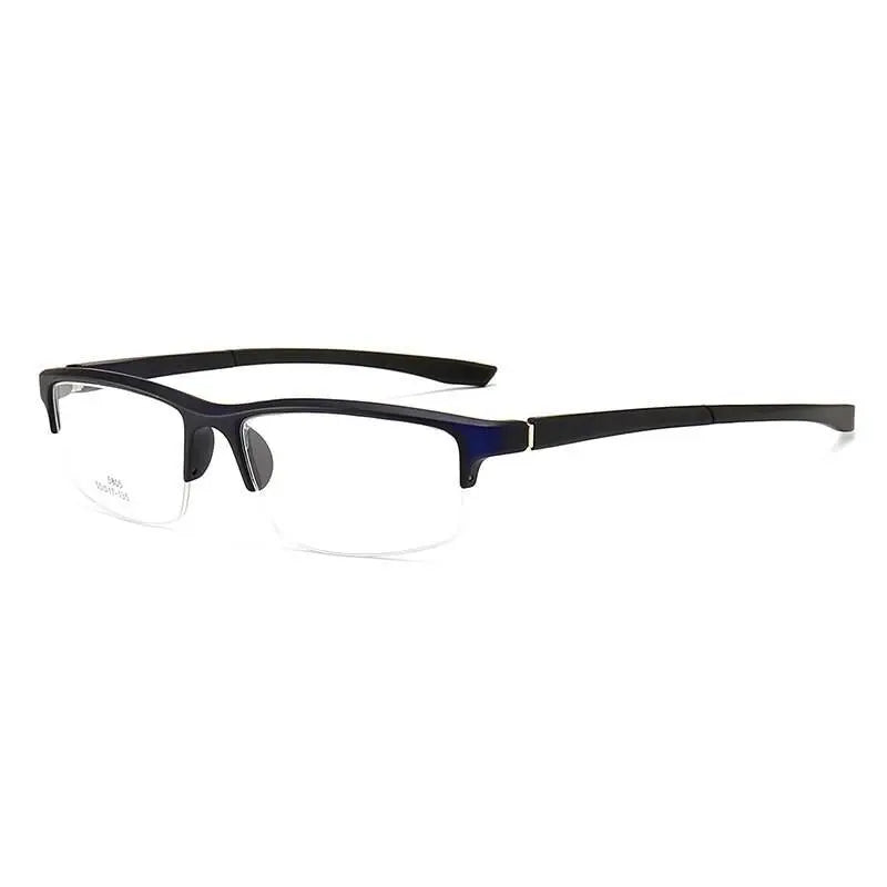 Unisex Semi-Rimless Resin Prescription Glasses 5805 — view 8 | Rx Spectacle