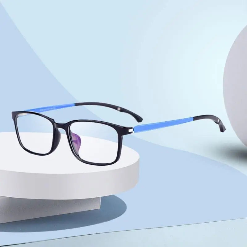 Men's Square Full Rim Acetate Prescription Glasses 5106 — view 10 | Rx Spectacle