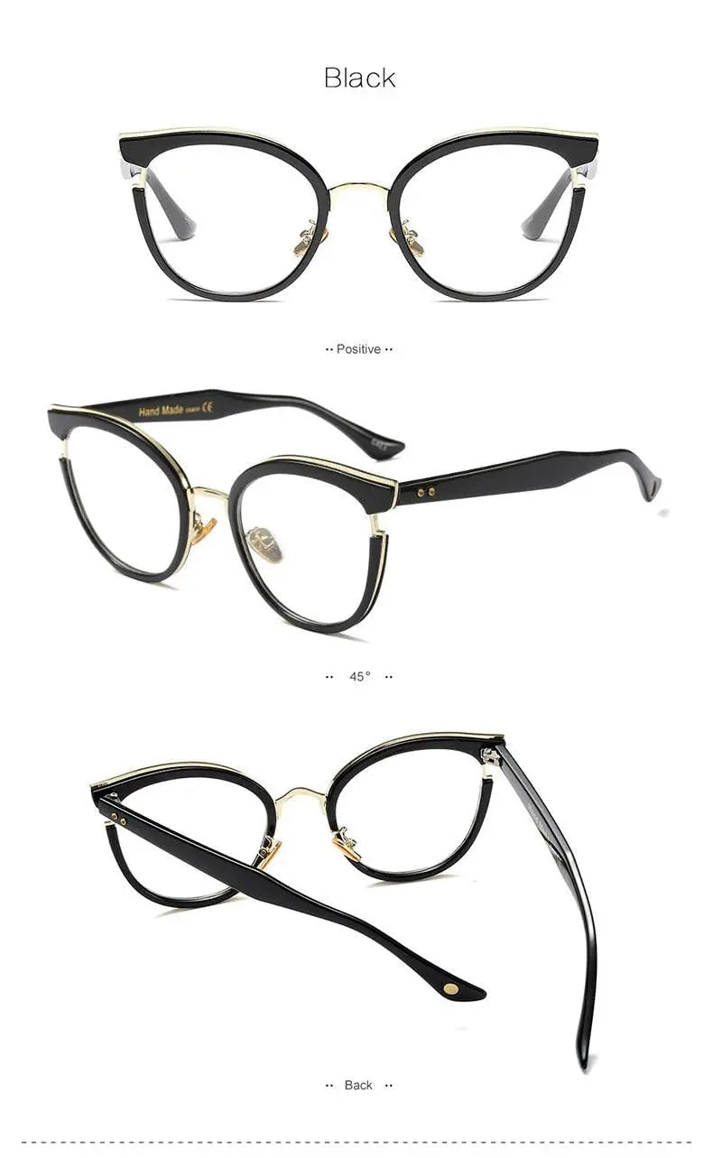 Women's Cat Eye Full Rim Acetate Prescription Glasses 97551 — view 13 | Rx Spectacle