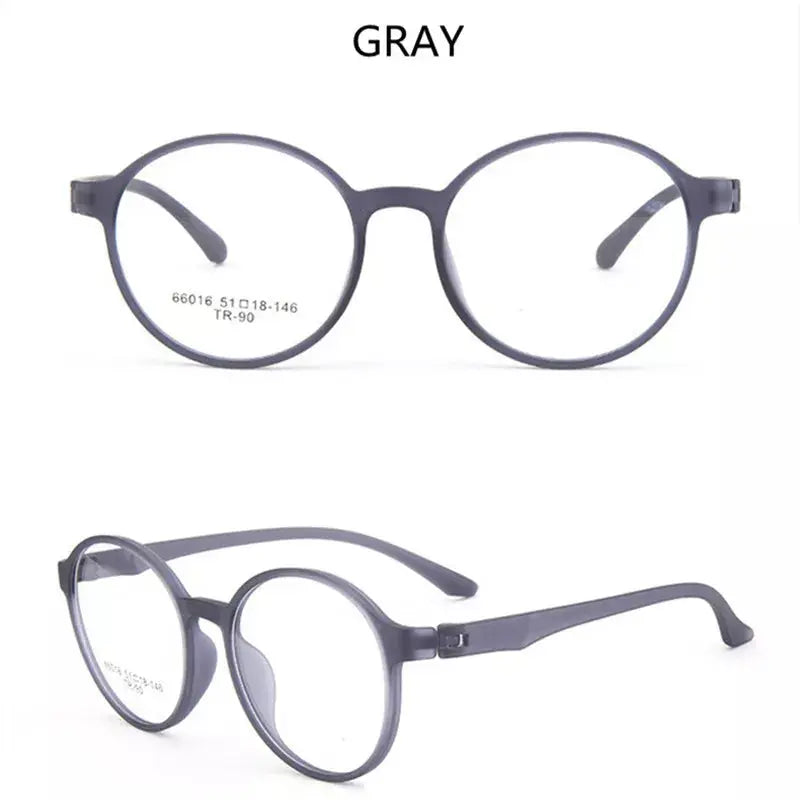 Unisex Round Full Rim TR90 Reading Glasses 66016 — view 6 | Rx Spectacle