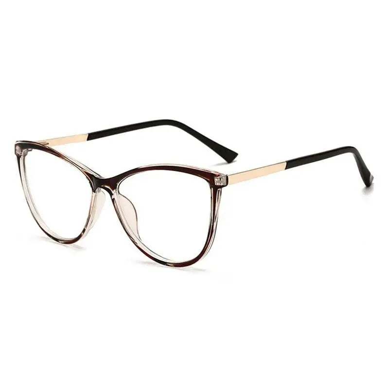 Unisex Cat Eye Full Rim Alloy Prescription Glasses 32002 — view 5 | Rx Spectacle
