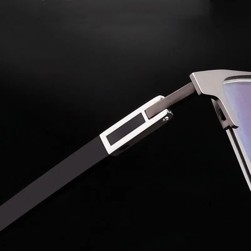 Men's Full Rim Titanium Prescription Glasses P9832 — view 8 | Rx Spectacle