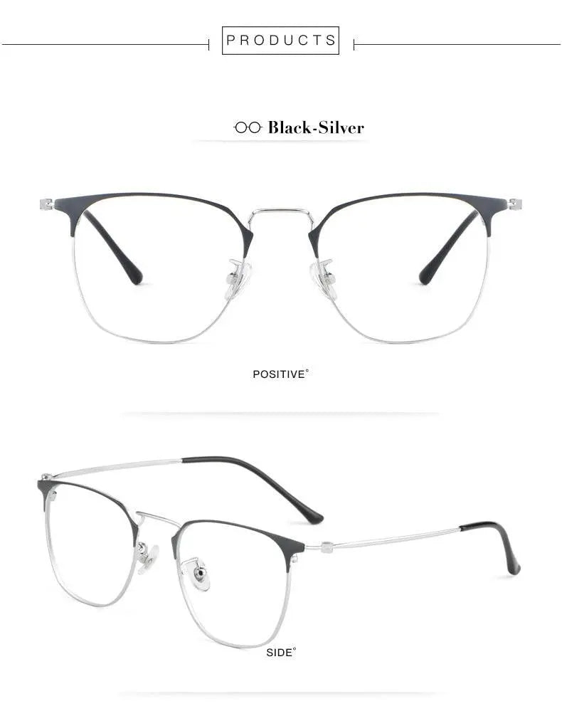 Unisex Round Full Rim Alloy Prescription Glasses 88006 — view 13 | Rx Spectacle