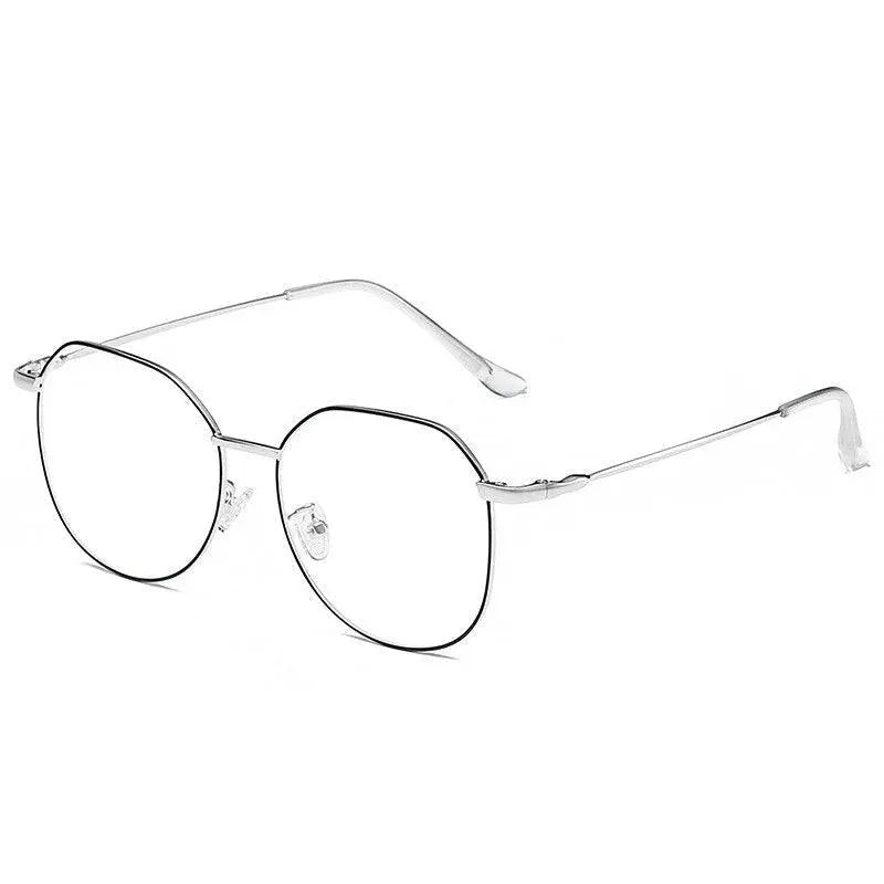 Unisex Polygon Full Rim Alloy Prescription Glasses Zy9038 — view 2 | Rx Spectacle