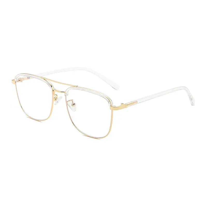 Women's Square Full Rim TR90 Double Bridge Prescription Glasses 81872 — view 4 | Rx Spectacle