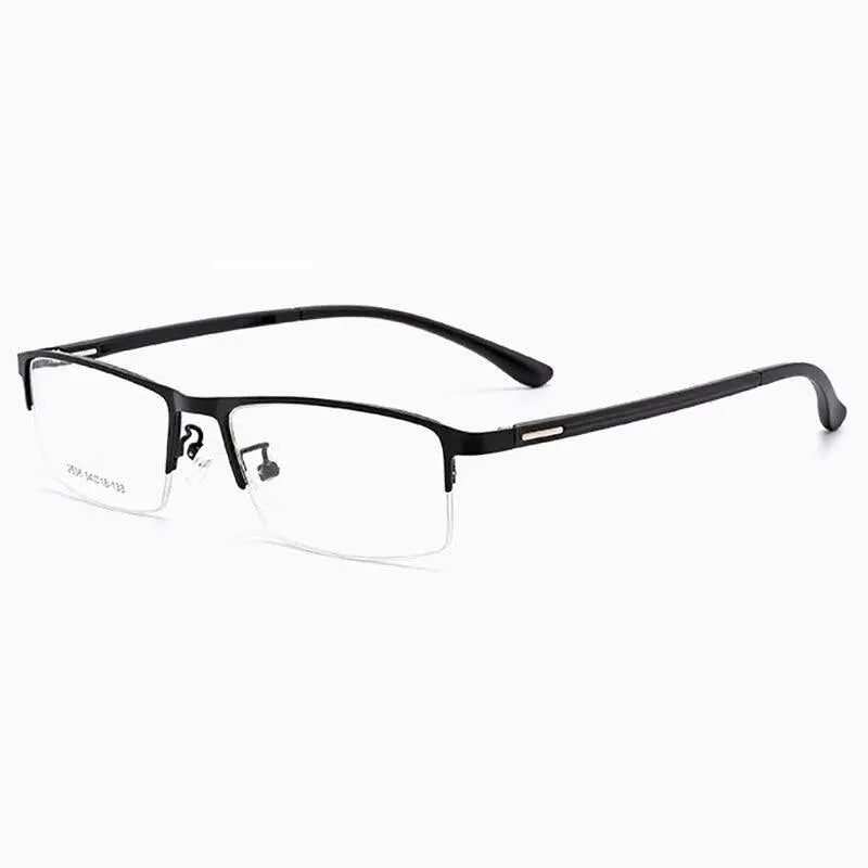 Men's Semi-Rimless TR90 Prescription Glasses — view 8 | Rx Spectacle
