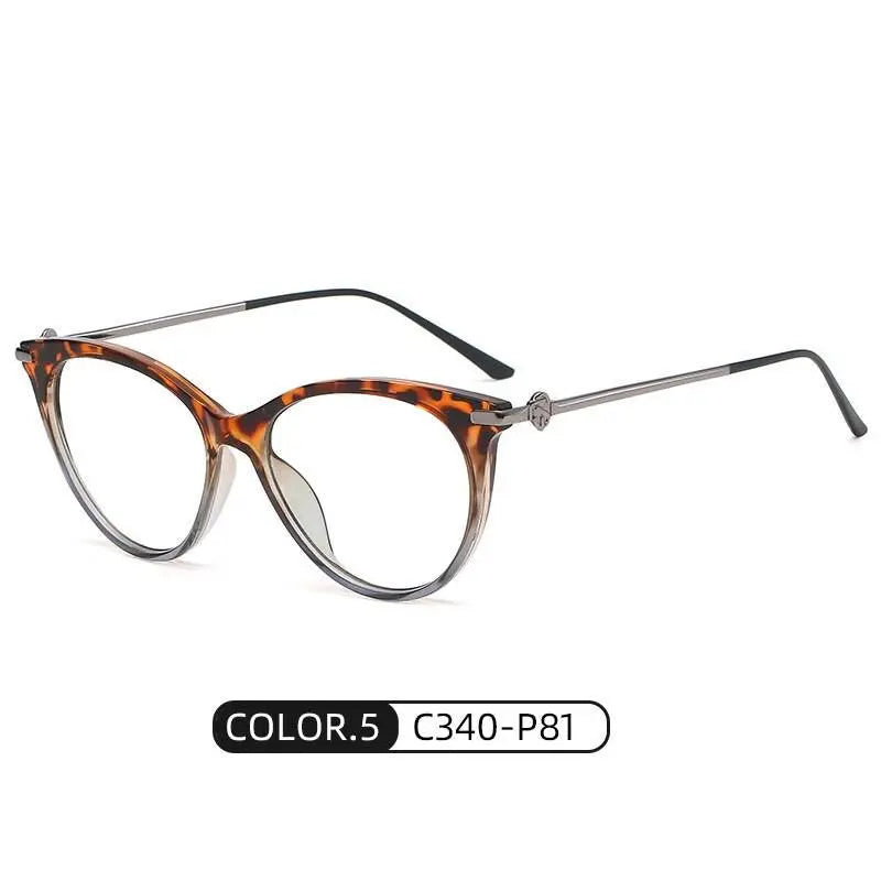 Women's Cat Eye Full Rim TR90 Prescription Glasses Tr2335 — view 11 | Rx Spectacle