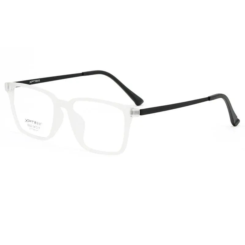 Men's Square Full Rim Titanium Prescription Glasses 9822 — view 10 | Rx Spectacle