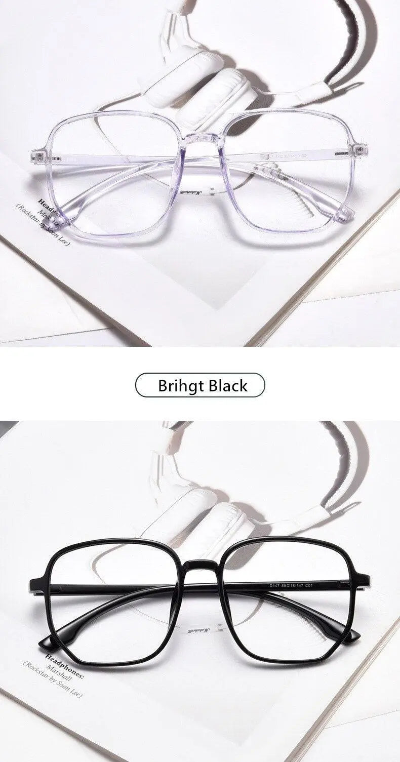 Unisex Polygon Full Rim Acetate Prescription Glasses D147 — view 18 | Rx Spectacle