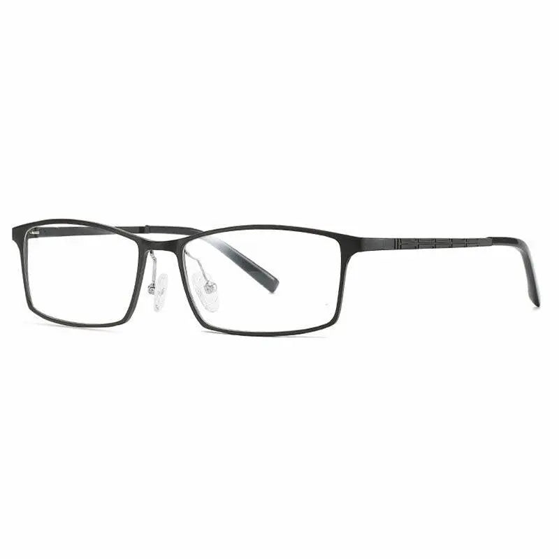 Unisex Square Full Rim Alloy Prescription Glasses 6300 — view 6 | Rx Spectacle