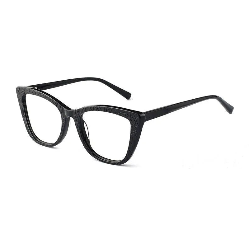 Women's Cat Eye Full Rim Acetate Prescription Glasses Z508 — view 1 | Rx Spectacle