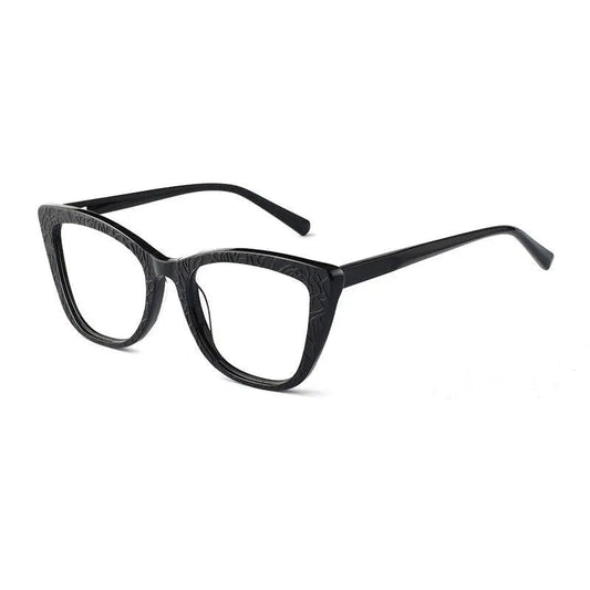 Women's Cat Eye Full Rim Acetate Prescription Glasses Z508 — view 1 | Rx Spectacle