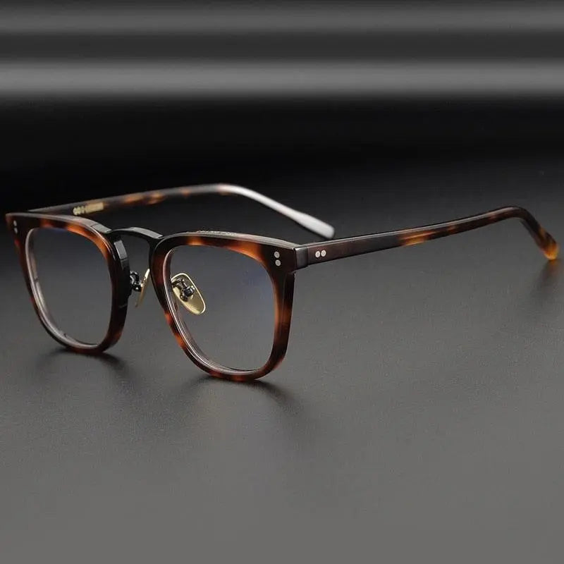 Men's Full Rim Acetate Prescription Glasses Y001 — view 6 | Rx Spectacle