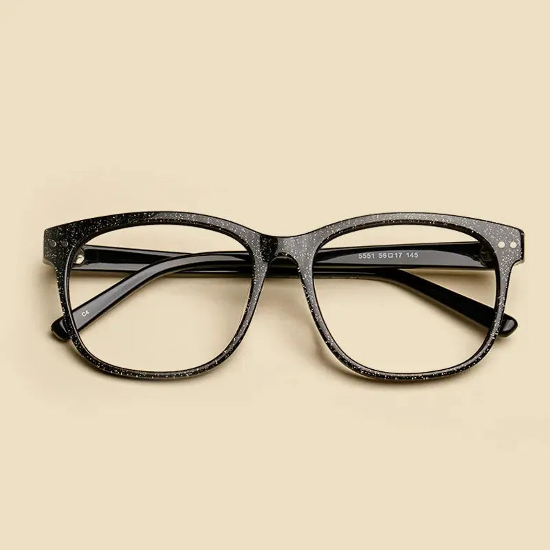 Unisex Square Full Rim Titanium Prescription Glasses 55514 — view 6 | Rx Spectacle