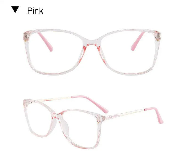 Women's Square Full Rim TR90 Prescription Glasses 7034 — view 19 | Rx Spectacle