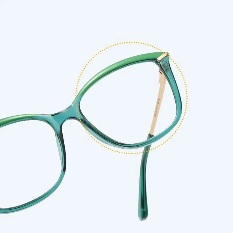 Women's Cat Eye Full Rim TR90 Prescription Glasses 2036 — view 5 | Rx Spectacle