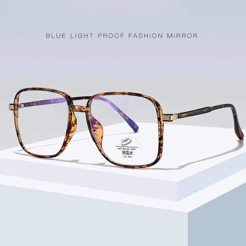 Unisex Square Full Rim TR90 Prescription Glasses 8877 — view 2 | Rx Spectacle