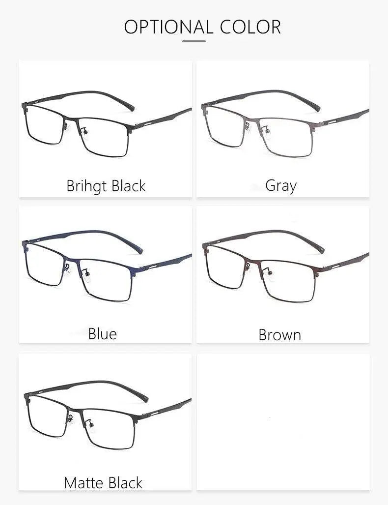 Men's Full Rim Alloy Prescription Glasses 89028 — view 11 | Rx Spectacle