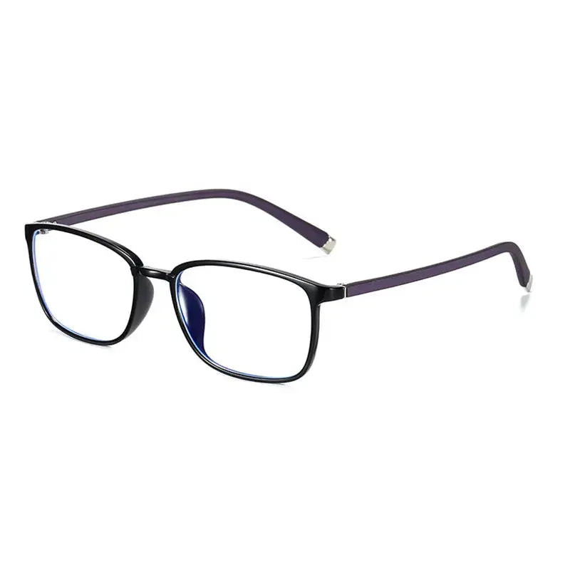 Women's Square Full Rim Titanium Prescription Glasses 41041 — view 5 | Rx Spectacle