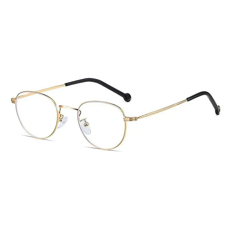 Unisex Round Full Rim Alloy Prescription Glasses 9957 — view 3 | Rx Spectacle