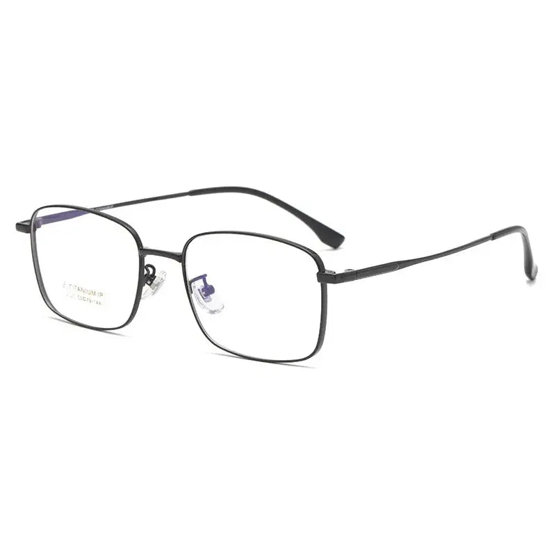 Unisex Square Full Rim Titanium Prescription Glasses 2320 — view 1 | Rx Spectacle
