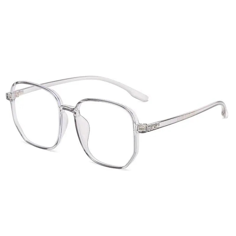 Women's Round Full Rim TR90 Oversized Prescription Glasses 1535 — view 5 | Rx Spectacle