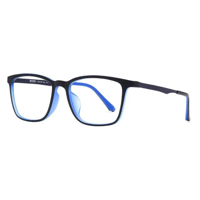 Unisex Square Full Rim Ultem Prescription Glasses 8808 — view 3 | Rx Spectacle