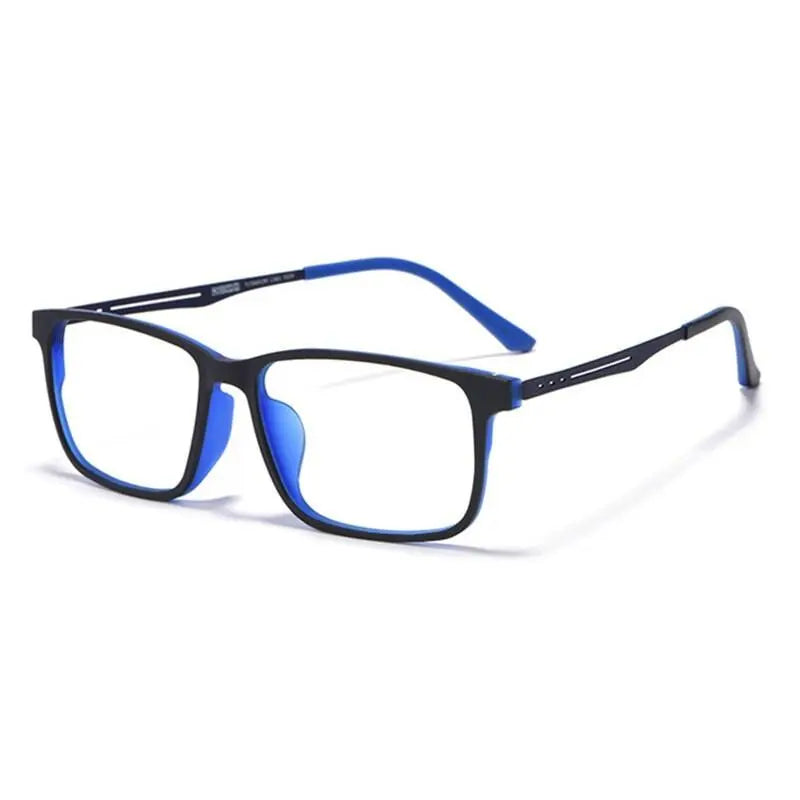 Unisex Square Full Rim Titanium Prescription Glasses 8838 — view 1 | Rx Spectacle