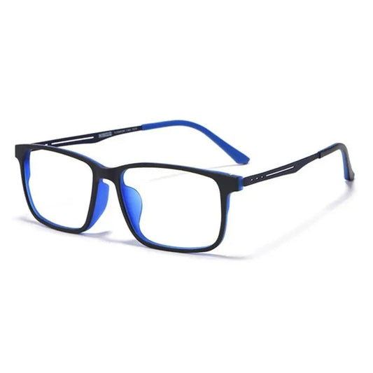 Unisex Square Full Rim Titanium Prescription Glasses 8838 — view 1 | Rx Spectacle