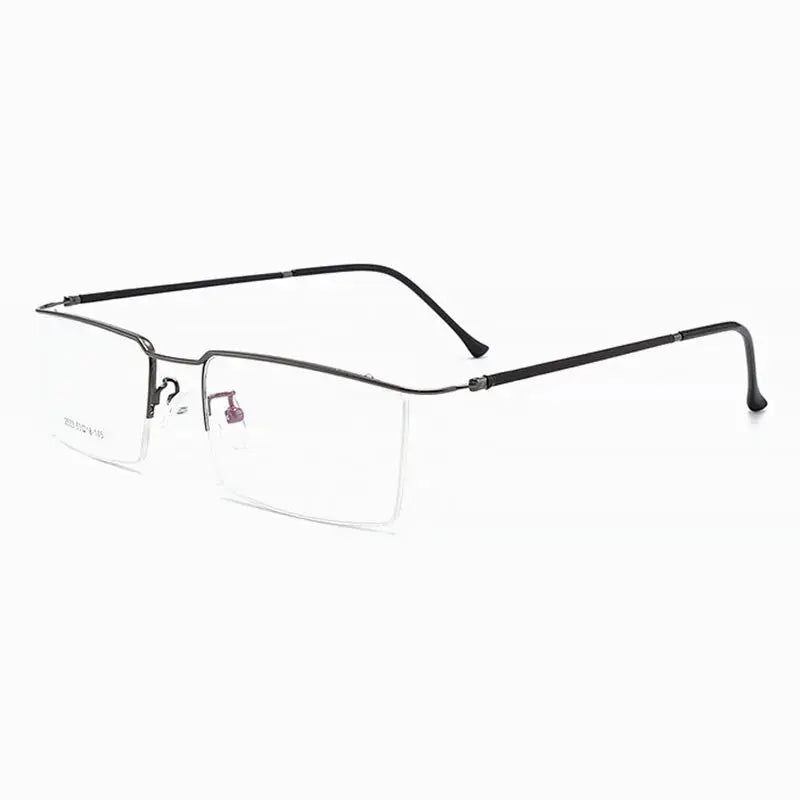 Women's Browline Semi-Rimless Alloy Prescription Glasses 25337 — view 5 | Rx Spectacle