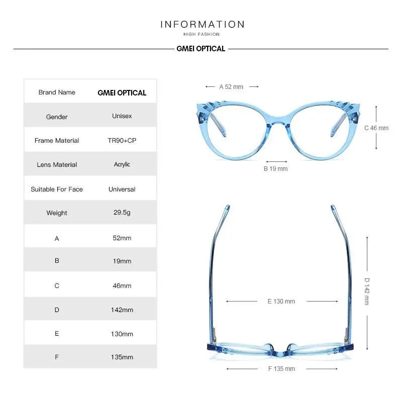 Women's Oval Full Rim TR90 Prescription Glasses 2037 — view 3 | Rx Spectacle