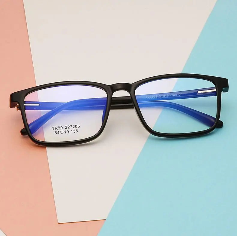 Unisex Rectangular Full Rim TR90 Prescription Glasses 227 — view 1 | Rx Spectacle