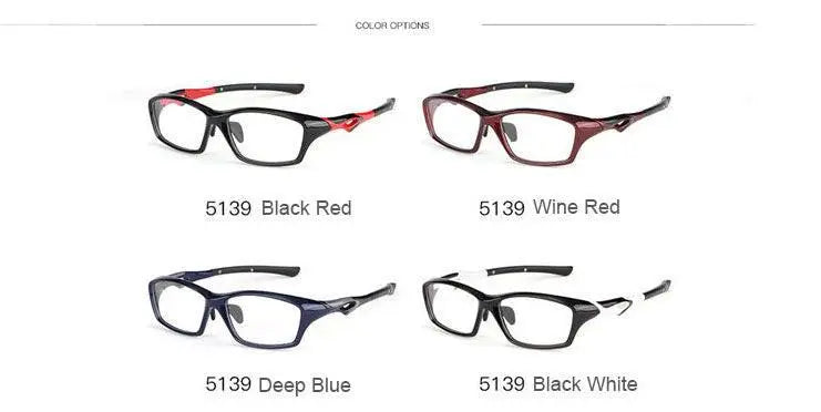 Unisex Rectangular Full Rim TR90 Sports Glasses 5139/40 — view 15 | Rx Spectacle