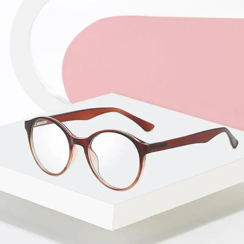 Unisex Round Full Rim Acetate Prescription Glasses 8823 — view 1 | Rx Spectacle