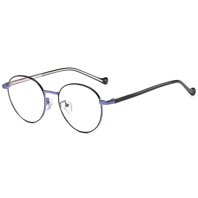 Unisex Round Full Rim Acetate Prescription Glasses 1903 — view 2 | Rx Spectacle