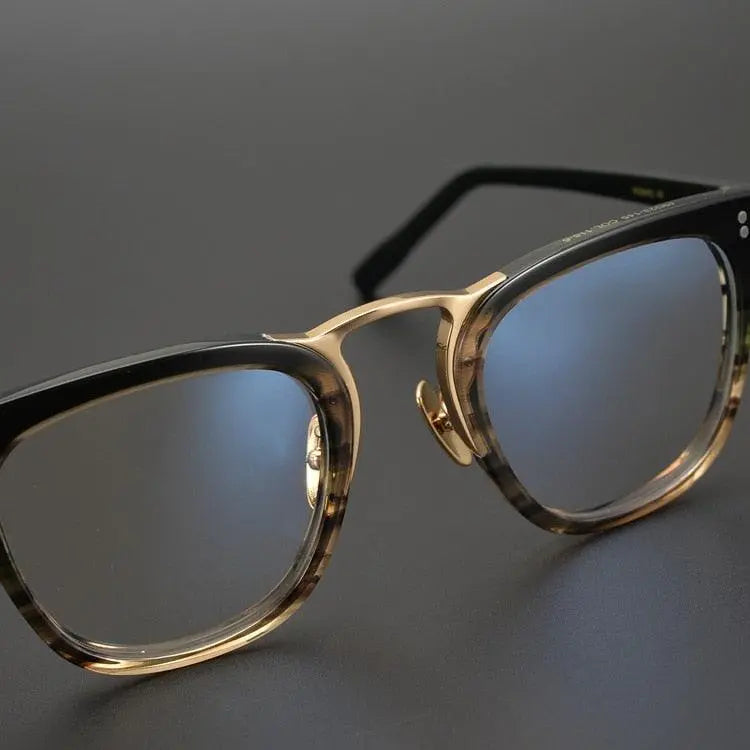 Men's Full Rim Acetate Prescription Glasses Y001 — view 12 | Rx Spectacle