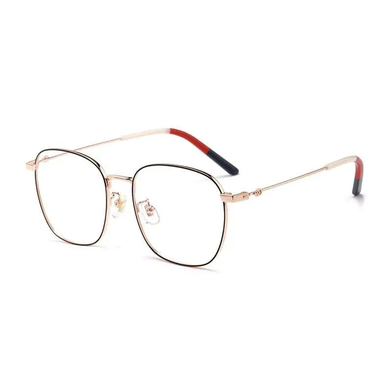 Unisex Full Rim Titanium Prescription Glasses 7525 — view 5 | Rx Spectacle