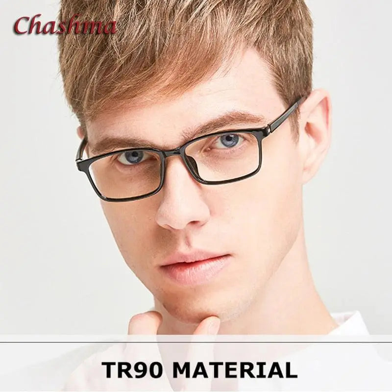Unisex Square Full Rim Titanium Prescription Glasses 5106 — view 10 | Rx Spectacle