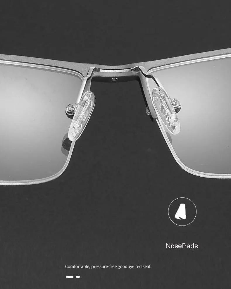 Unisex Semi-Rimless Alloy Prescription Glasses 6331 — view 14 | Rx Spectacle