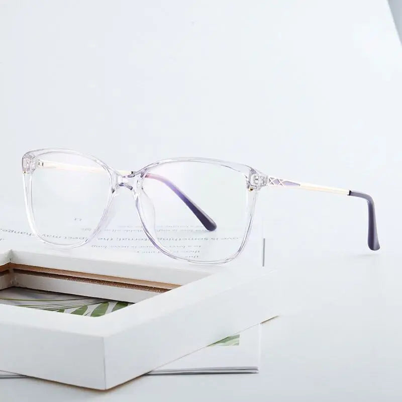 Women's Square Full Rim TR90 Prescription Glasses 7034 — view 1 | Rx Spectacle