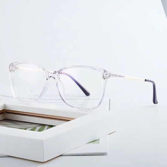 Women's Square Full Rim TR90 Prescription Glasses 7034 — view 1 | Rx Spectacle