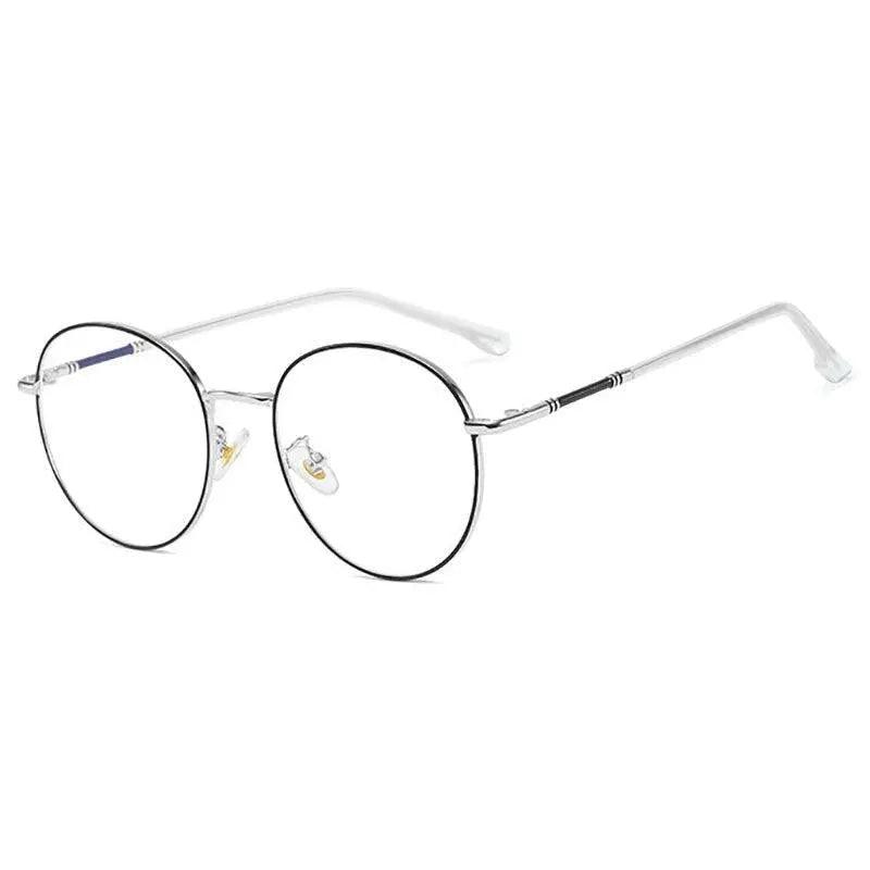 Unisex Round Full Rim Alloy Prescription Glasses 61099 — view 10 | Rx Spectacle