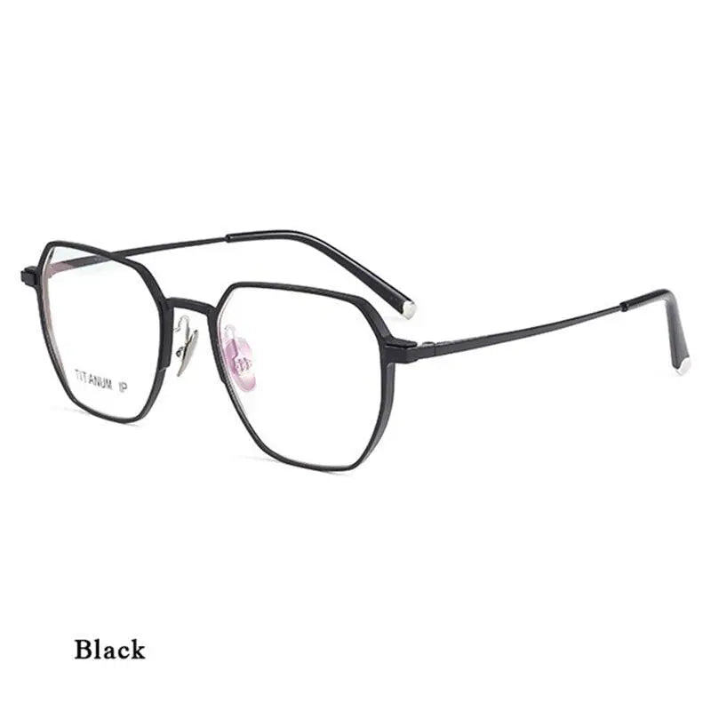Unisex Full Rim Titanium Prescription Glasses 66004 — view 7 | Rx Spectacle
