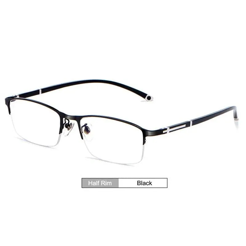 Unisex Full Rim Alloy Prescription Glasses P9211 — view 3 | Rx Spectacle