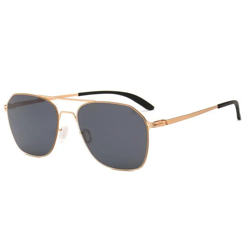 Men's Square Full Rim Alloy Double Bridge Prescription Glasses 7704 — view 23 | Rx Spectacle