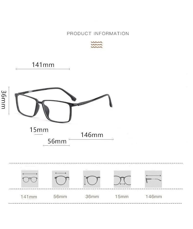 Men's Full Rim Stainless Steel Prescription Glasses 9810 — view 9 | Rx Spectacle