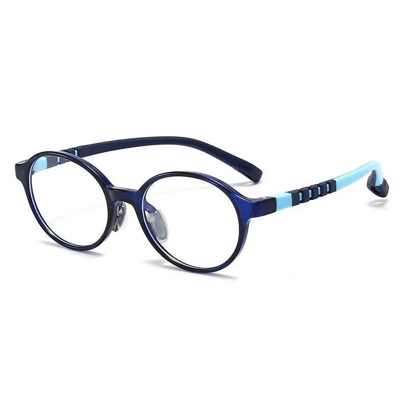 Unisex Round Full Rim Titanium Prescription Glasses Trd108 — view 12 | Rx Spectacle