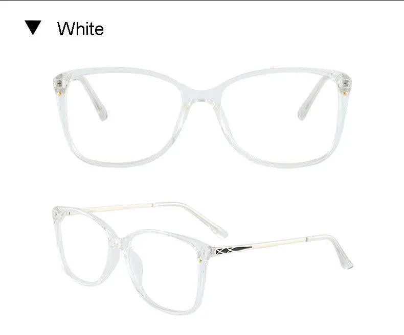 Women's Square Full Rim TR90 Prescription Glasses 7034 — view 17 | Rx Spectacle
