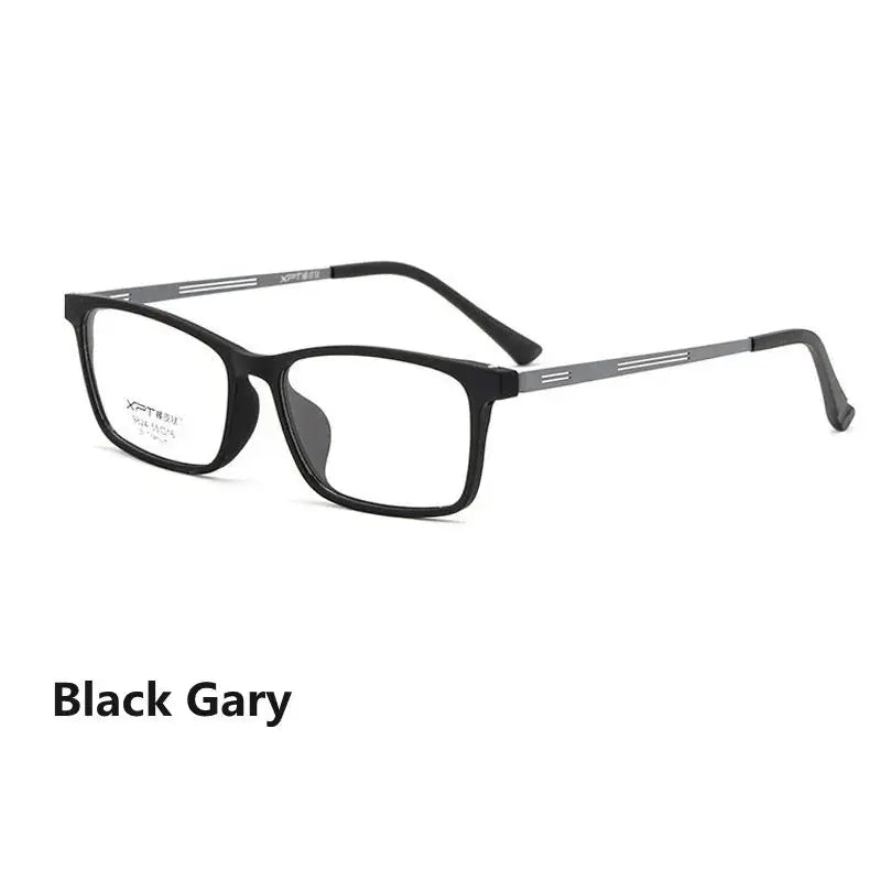 Unisex Square Full Rim Titanium Reading Glasses 9824 — view 10 | Rx Spectacle